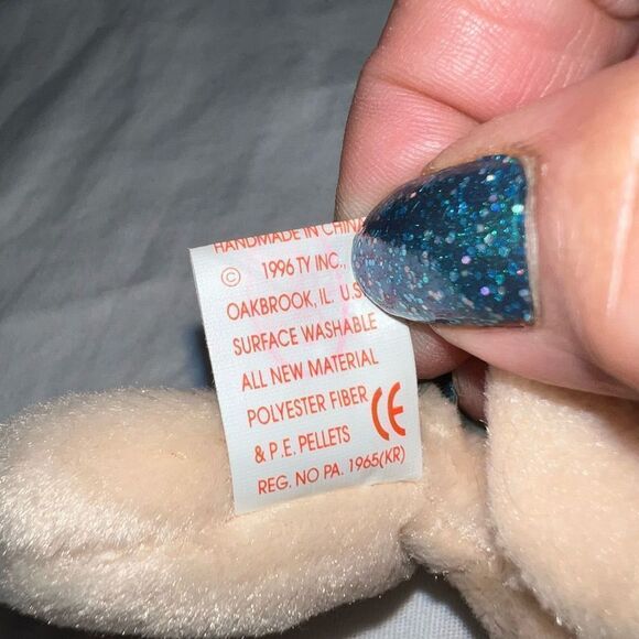 TY Original Beanie Baby “Pugsly” 1996 - Picture 12 of 13